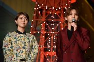 【レポート】映画『サイレントラブ』公開記念、山田涼介＆浜辺美波がTOKYO TOWER点灯式に登壇 - 画像一覧（3/3）