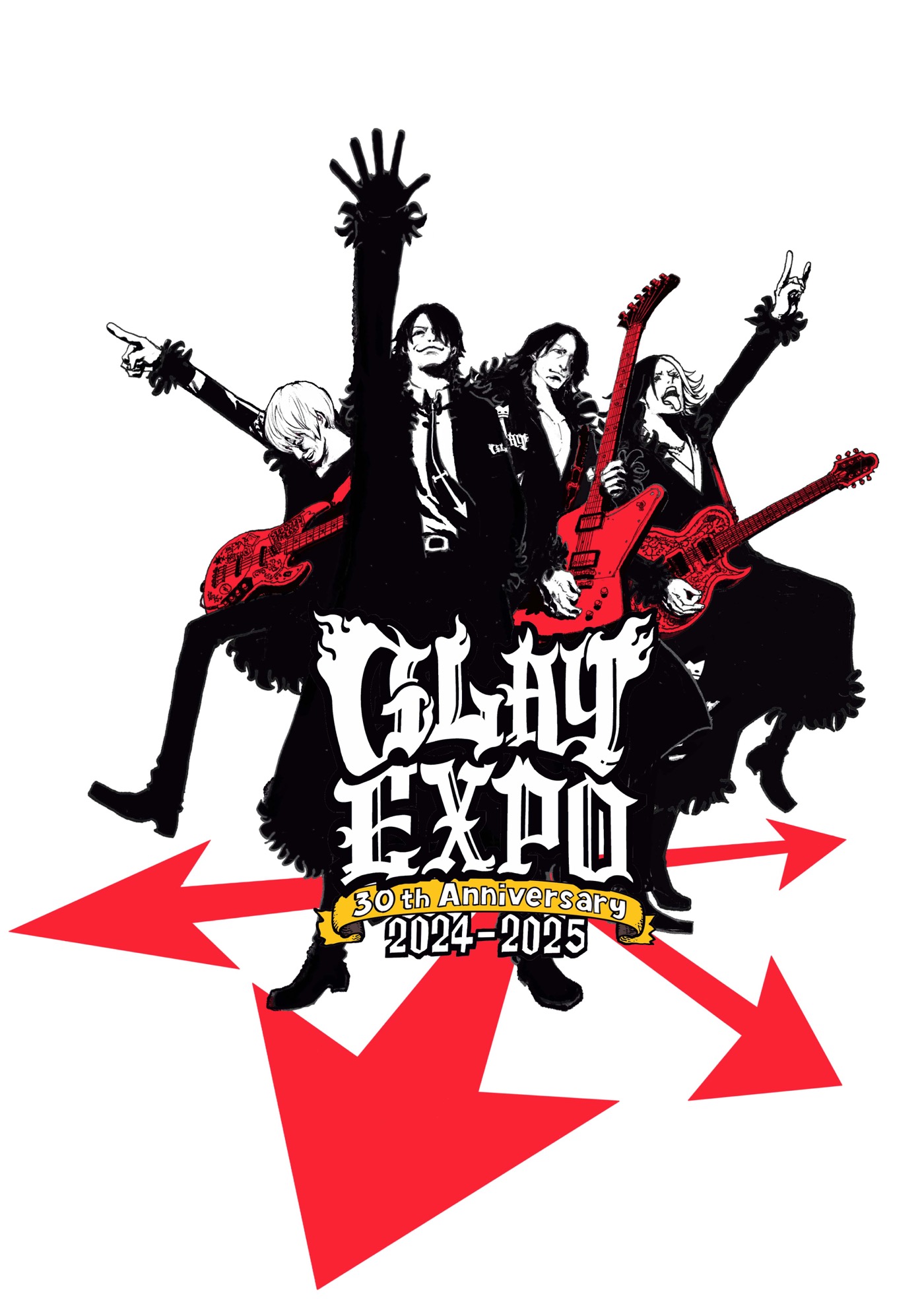 GLAYデビュー30周年『GLAY EXPO』を象徴するロゴ・キービジュアルを『ONE PIECE』原作者の尾田栄一郎が制作 - 画像一覧（2/2）