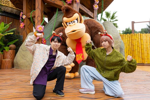 『UniteUp!』より、LEGIT（レジット）助川真蔵＆森蔭晨之介がUSJ『ドンキーコング』新エリアを先行体験