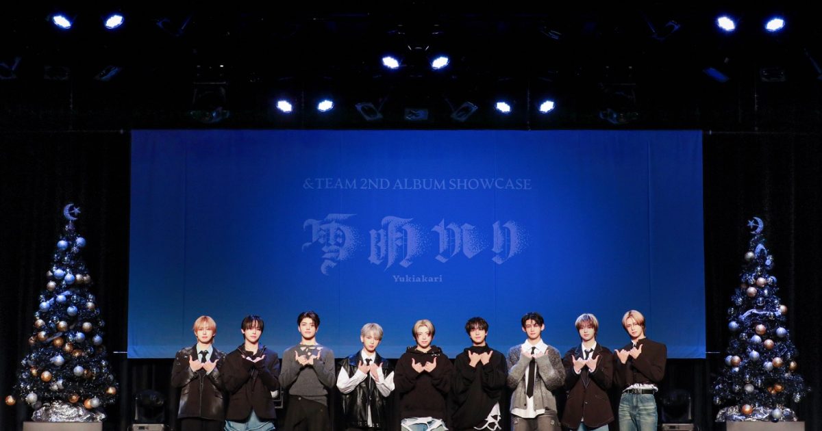 レポート】&TEAM『雪明かり点灯式』で願いをかけたツリーをライト