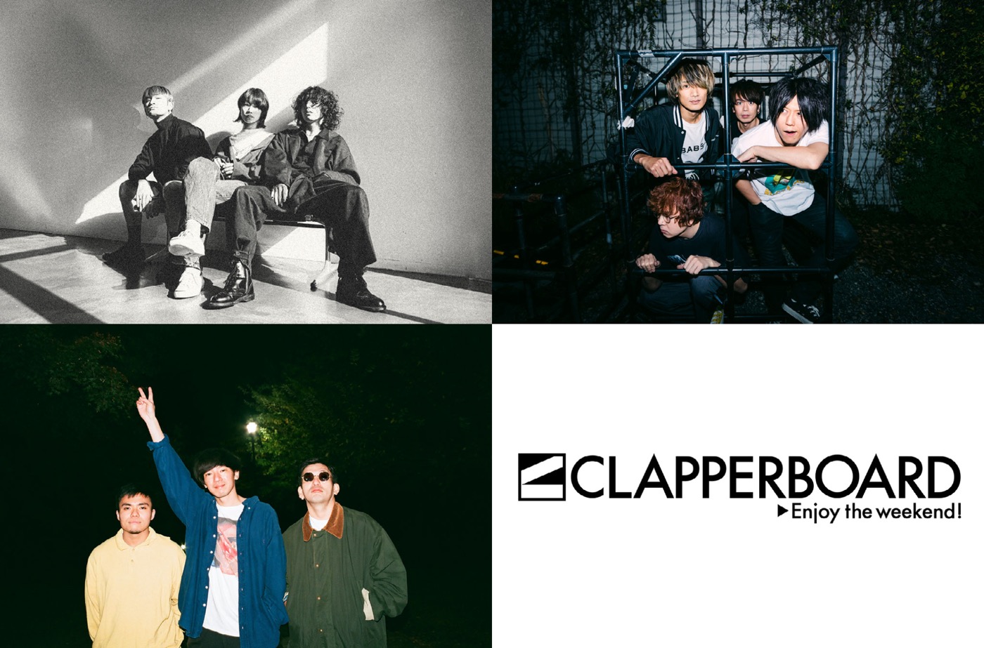 新世代イベント『CLAPPERBOARD』にTHE KEBABS 、SEVENTEEN AGAiN、Apes出演決定
