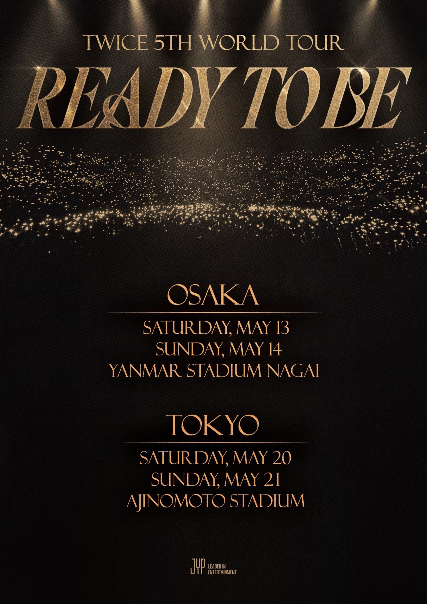 TWICE、ワールドツアー『READY TO BE』日本公演決定！ 初のスタジアム公演4日間開催 - 画像一覧（1/1）
