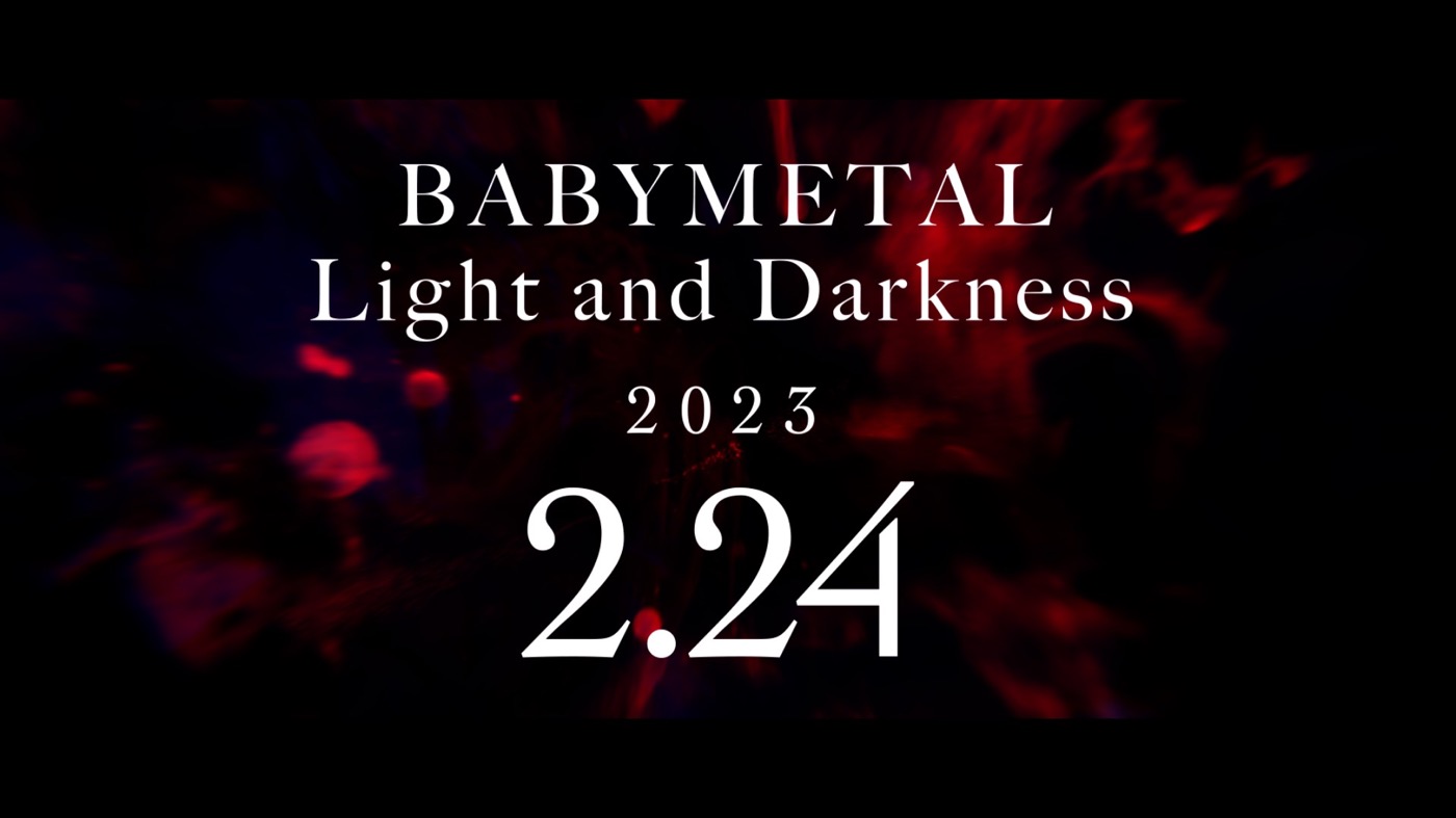 BABYMETAL、『THE OTHER ONE』からの第4弾先行配信楽曲「Light and Darkness」ティーザー映像#2を公開