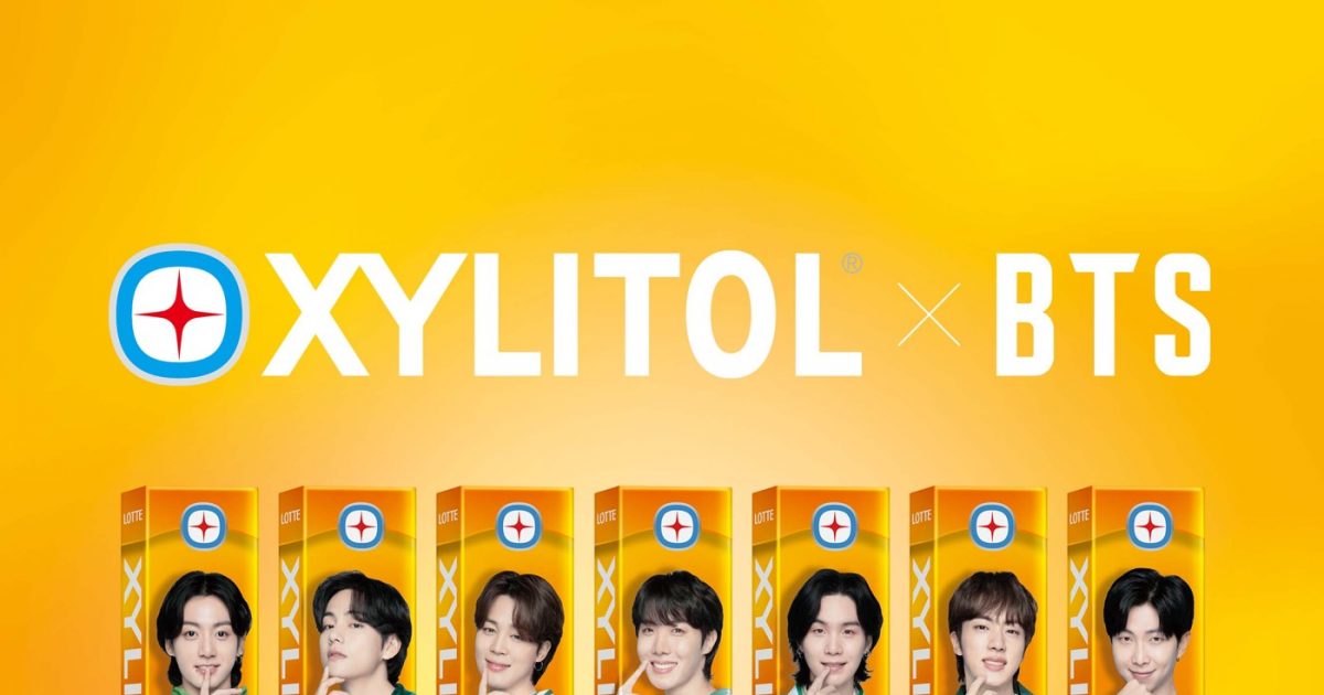 BTS、ロッテとコラボした「キシリトール×BTS＜オレンジ＞」新発売