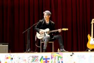 【レポート】MIYAVI、「フェンダー」チャリティスクールイベントに登場。奈良の小中学生にスペシャルレッスン - 画像一覧（12/13）