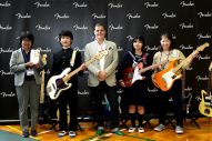 【レポート】MIYAVI、「フェンダー」チャリティスクールイベントに登場。奈良の小中学生にスペシャルレッスン - 画像一覧（1/13）