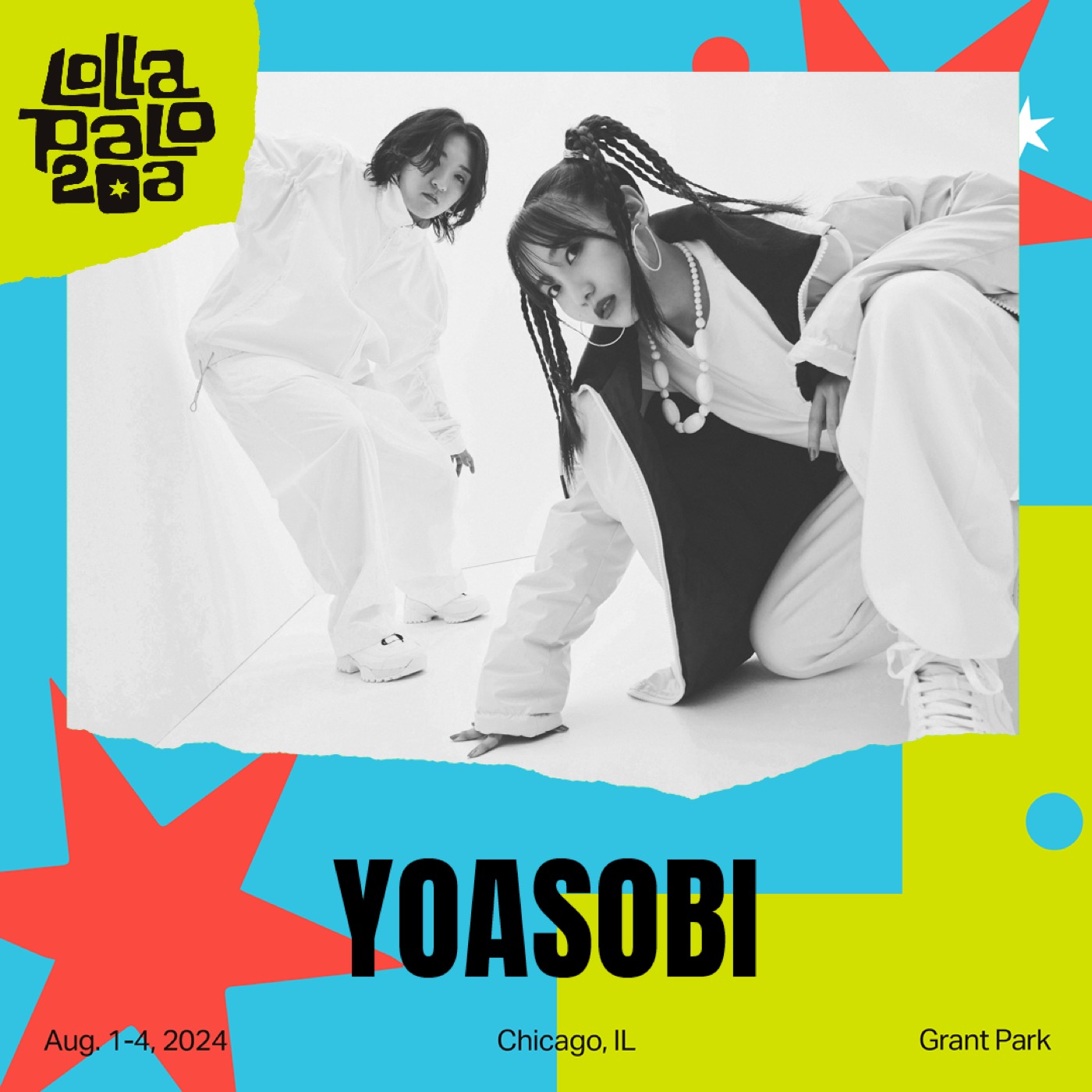 YOASOBI、世界最大規模の音楽フェスティバル『Lollapalooza』に出演決定 - 画像一覧（4/4）