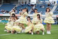 【ライブレポート】≒JOYヤマハスタジアムに登場！ ジュビロ磐田×セレッソ大阪戦試合前とハーフタイムで気迫あふれるパフォーマンス - 画像一覧（1/2）