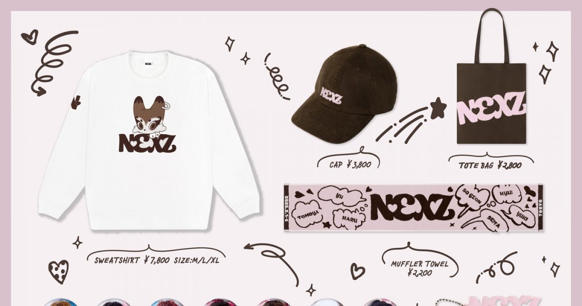 NEXZ『BEAT AX Vol.5』オフィシャルグッズラインナップ解禁 – 画像一覧