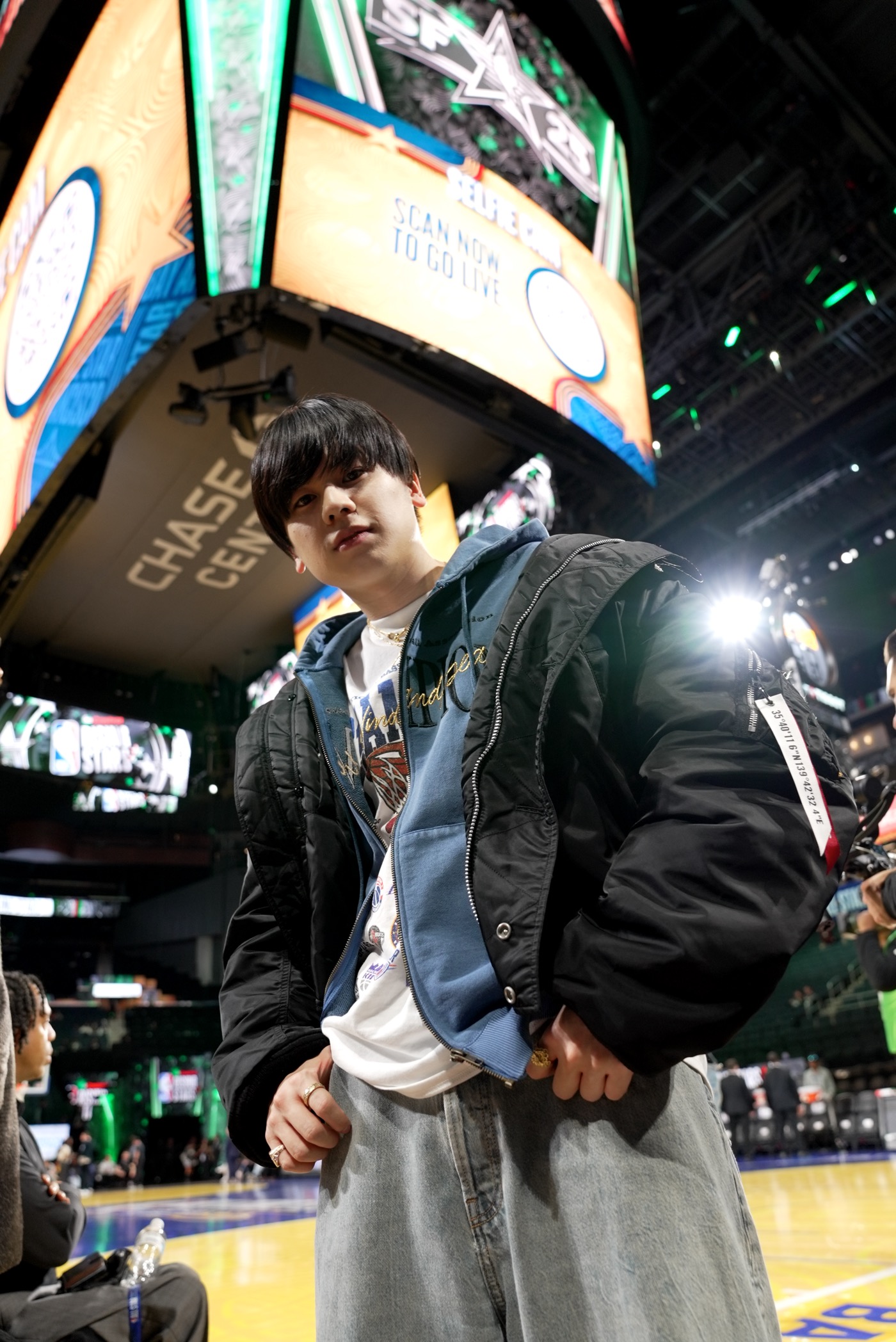 BE:FIRST・MANATO『NBAオールスター』を満喫！河村勇輝や富永啓生らとの貴重ショット14点到着 - 画像一覧（3/14）