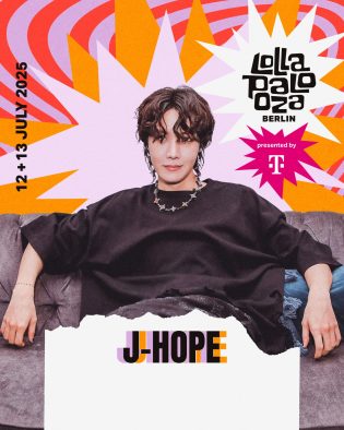 BTS・J-HOPE、大型音楽フェスティバル『Lollapalooza Berlin』にてヘッドライナー出演が決定