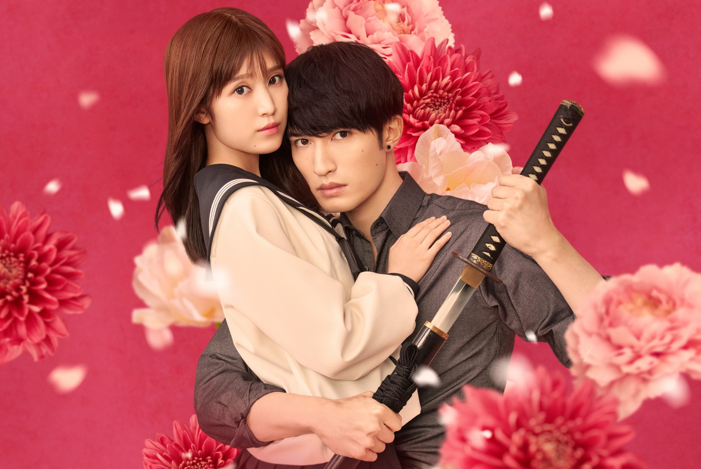 福本莉子×ジェシーW主演映画『お嬢と番犬くん』原作者はつはる描き下ろし！一咲と啓弥の両面溺愛カード配布決定