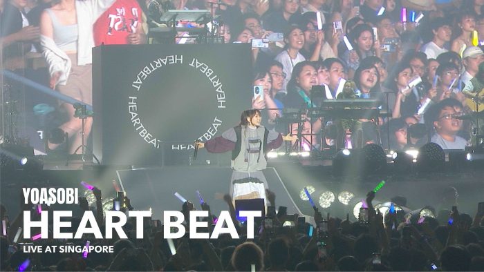 YOASOBI、自身2度目のアジアツアーより現地ファンが日本語で熱唱する「HEART BEAT」ライブ映像公開