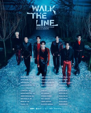 ENHYPENワールドツアー『WALK THE LINE』アメリカ・ヨーロッパ10都市ツアー開催決定
