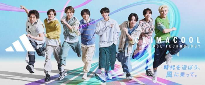 timelesz、アディダスCLIMACOOLのイメージモデルに就任！ビジュアル＆動画公開