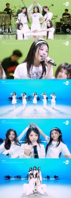 ILLIT、新曲「Almond Chocolate」をバンドを従え躍動感たっぷりに披露