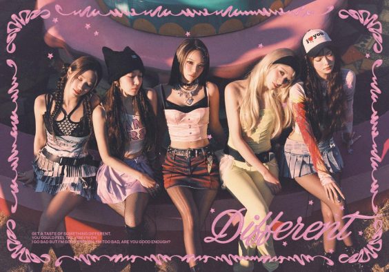 LE SSERAFIM最新シングル「DIFFERENT」新グループコンセプトフォト＆アートワークを公開