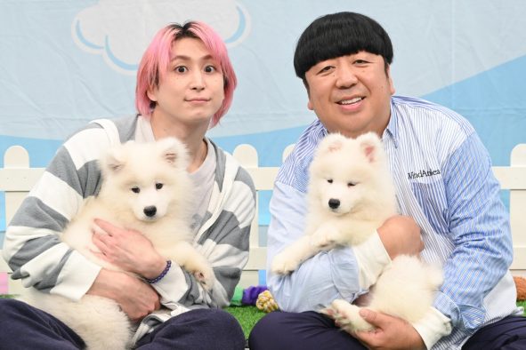 Snow Man佐久間大介×バナナマン日村勇紀『サクサクヒムヒム』で“天使の犬”サモエドを深掘り