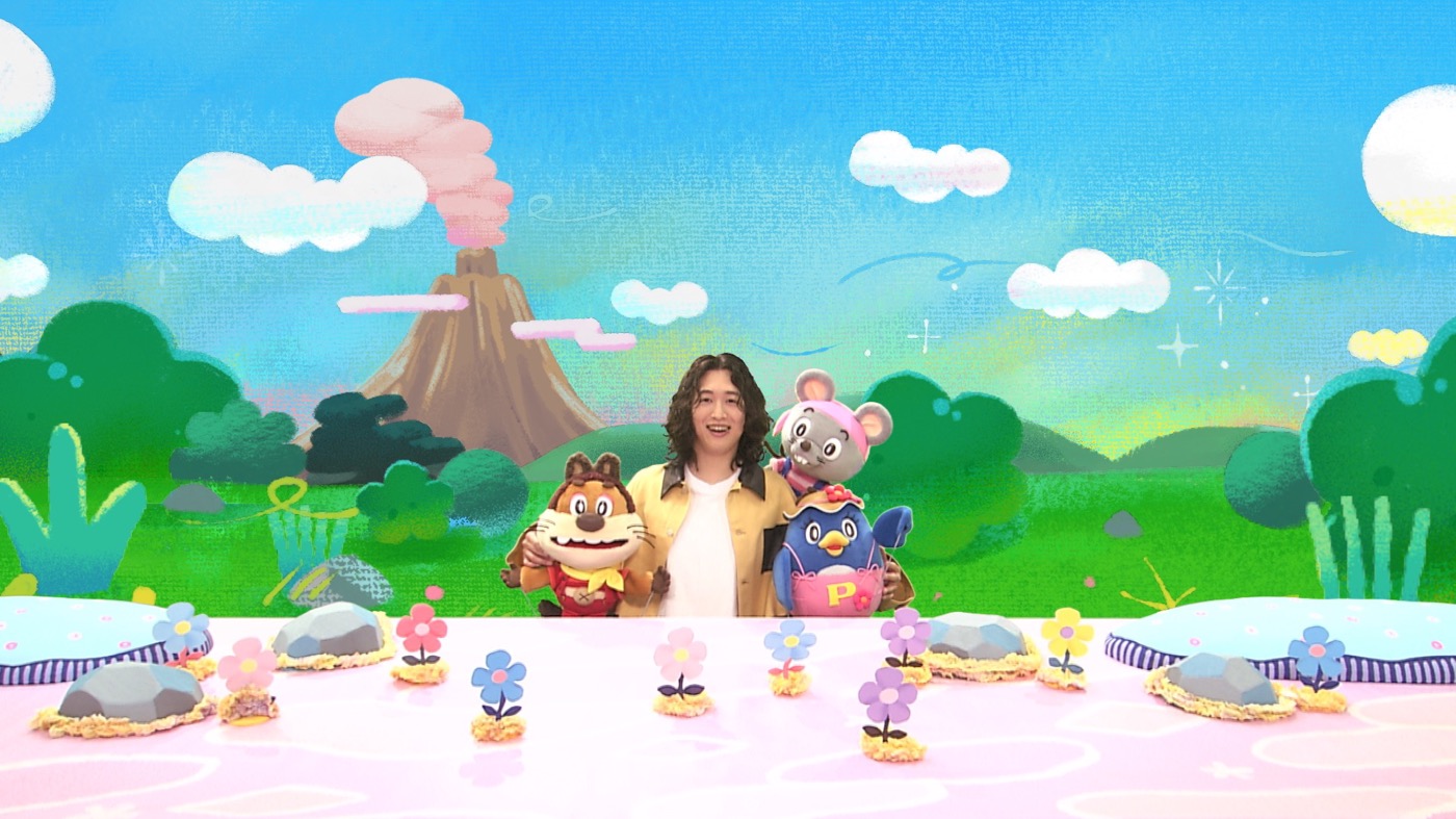 キタニタツヤ『にこにこ、ぷん』のキャラクターと仲良しに！「タツヤくん、とっても歌が上手なんだね」「実は僕、歌手なんです」 - 画像一覧（2/4）