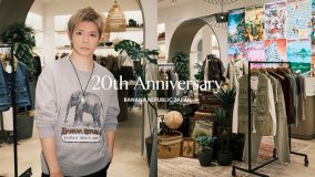 Number_i岸優太、バナナ・リパブリックのポップアップストアを訪問「とても親近感を感じています」