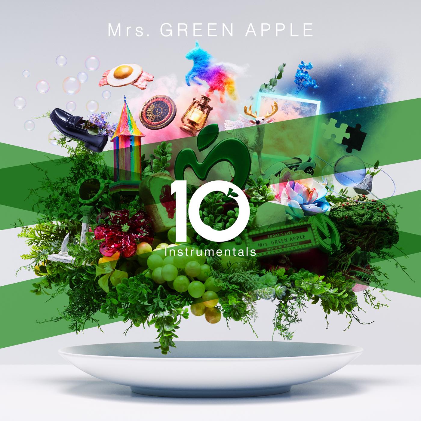 Mrs. GREEN APPLEアニバーサリーベストアルバム『10』のインストゥルメンタル盤配信リリースが決定