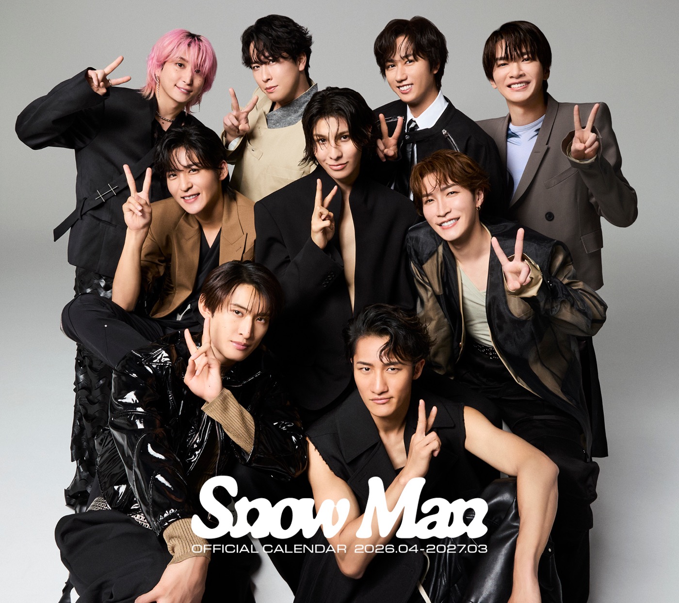 Snow Manの完全撮り下ろしカレンダーの発売が決定！様々なテーマで撮影した9人を全70ページで表現