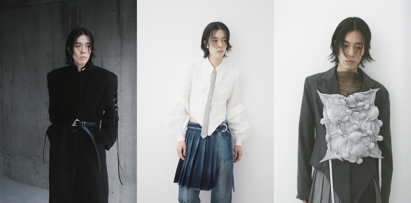 離婚伝説・松田歩「MIKAGE SHIN」26AWコレクションのルックモデルに抜擢