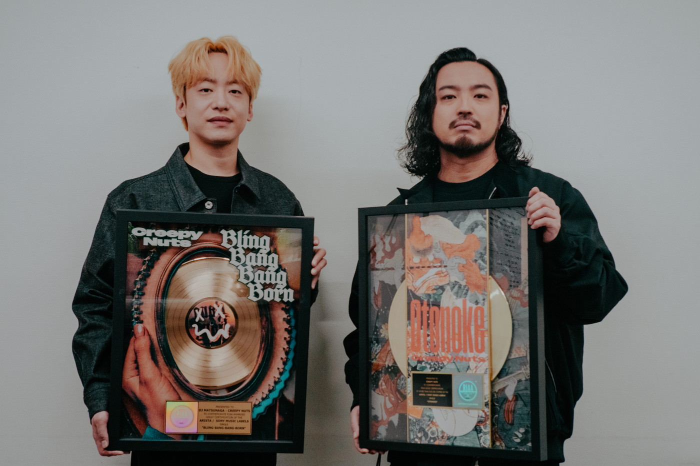 Creepy Nuts日本人として史上初の快挙！アメリカレコード協会（RIAA）により日本語詞で2曲のゴールド認定