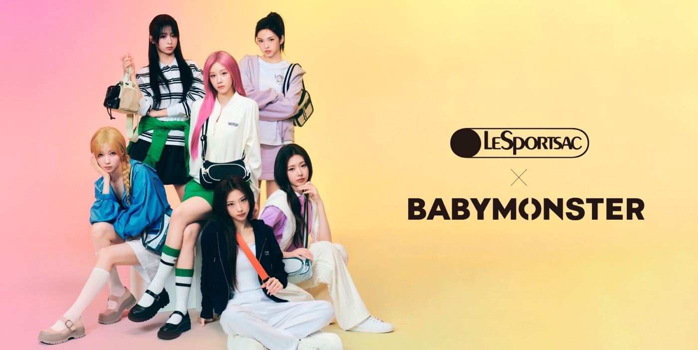 BABYMONSTER×NY発ブランド“LeSportsac（レスポートサック）”ビジュアル第2弾を日本限定で公開