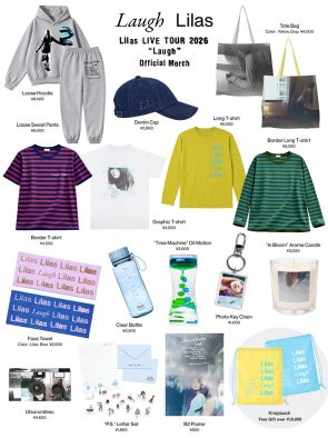 幾田りら ソロツアー『Laugh』のオフィシャルグッズ発表！「全部めちゃめちゃにこだわって作りました」