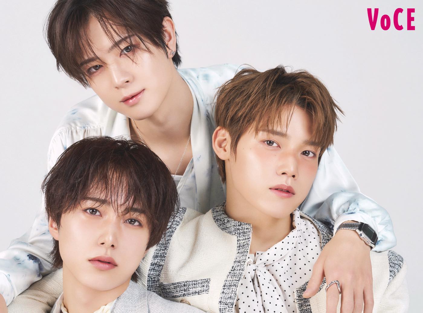 INIの“美の精鋭”尾崎匠海・木村柾哉・佐野雄大が『VOCE』に初登場！3人の「美の定義」を深掘り