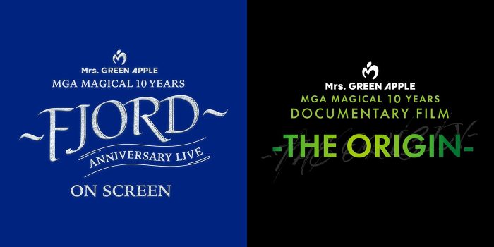 Mrs. GREEN APPLE、ライブフィルム『FJORD』＆ドキュメンタリー映画『THE ORIGIN』のBlu-ray＆DVDが同時リリース
