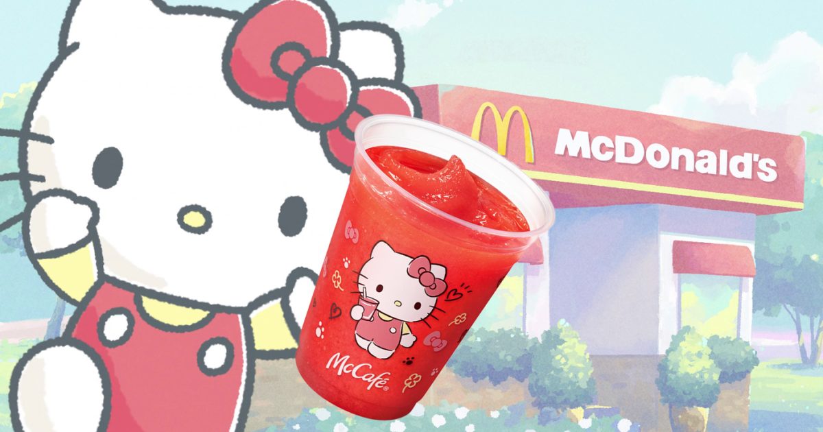 あの、マクドナルド新TVCMでハローキティ＆ポムポムプリンと共演