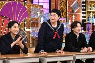 SixTONESとゲストの杏＆近藤春菜がマラカス両手に「ウ～！マンボ！」今夜の『GOスト』は制御不能のお祭り騒ぎ - 画像一覧（6/6）
