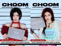 BABYMONSTER、3rdミニアルバムよりASA・CHIQUITAの個人ビジュアル公開。ふたりの手には「踊りすぎた罪」と書かれたパネルが