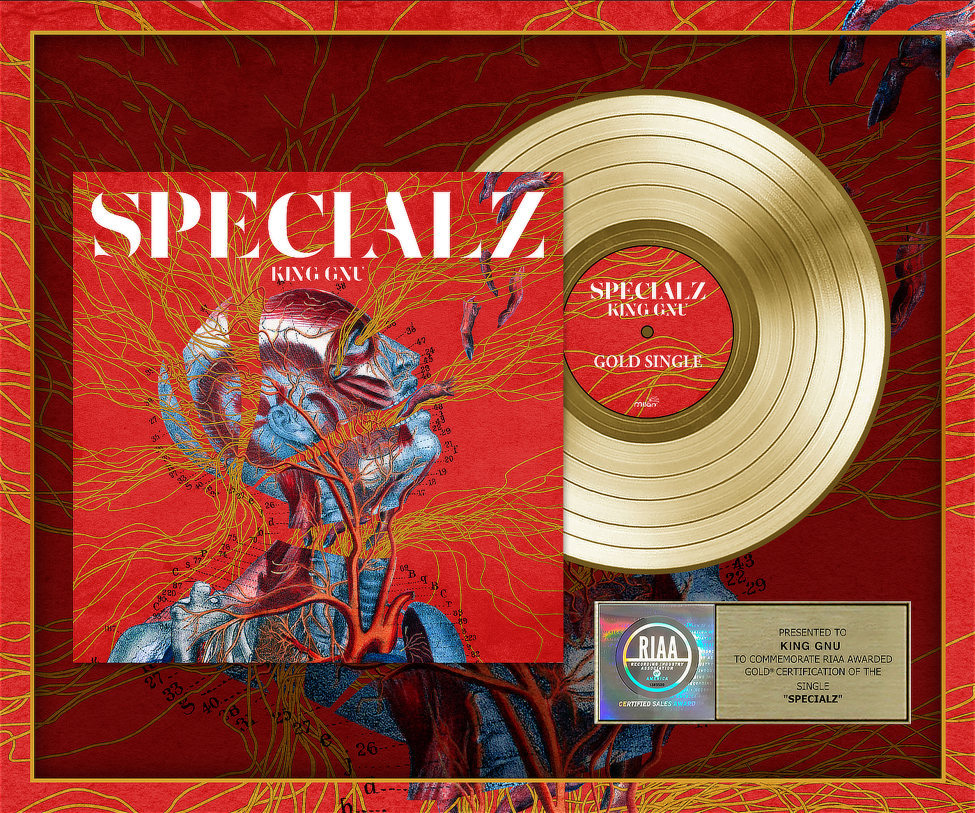 King Gnu「SPECIALZ」が、アメリカレコード協会（RIAA）によりゴールド認定！リリースから約2年半で見事達成