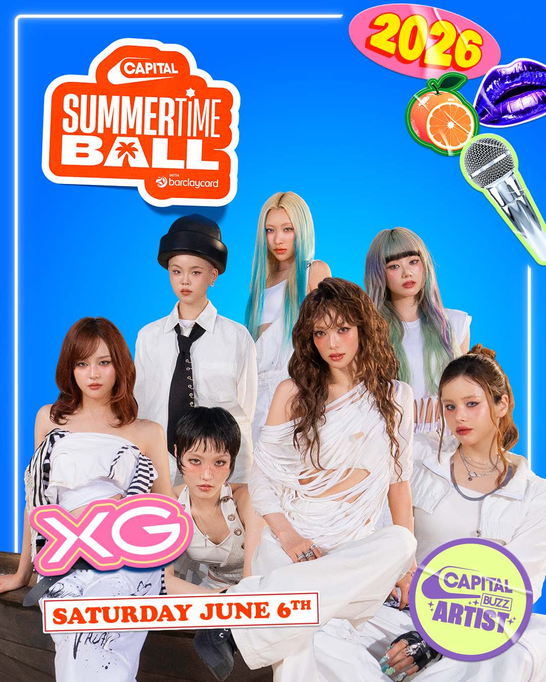 XGがイギリス最大の音楽フェス『Capital’s Summertime Ball 2026』に初出演決定！日本人アーティストの出演も史上初