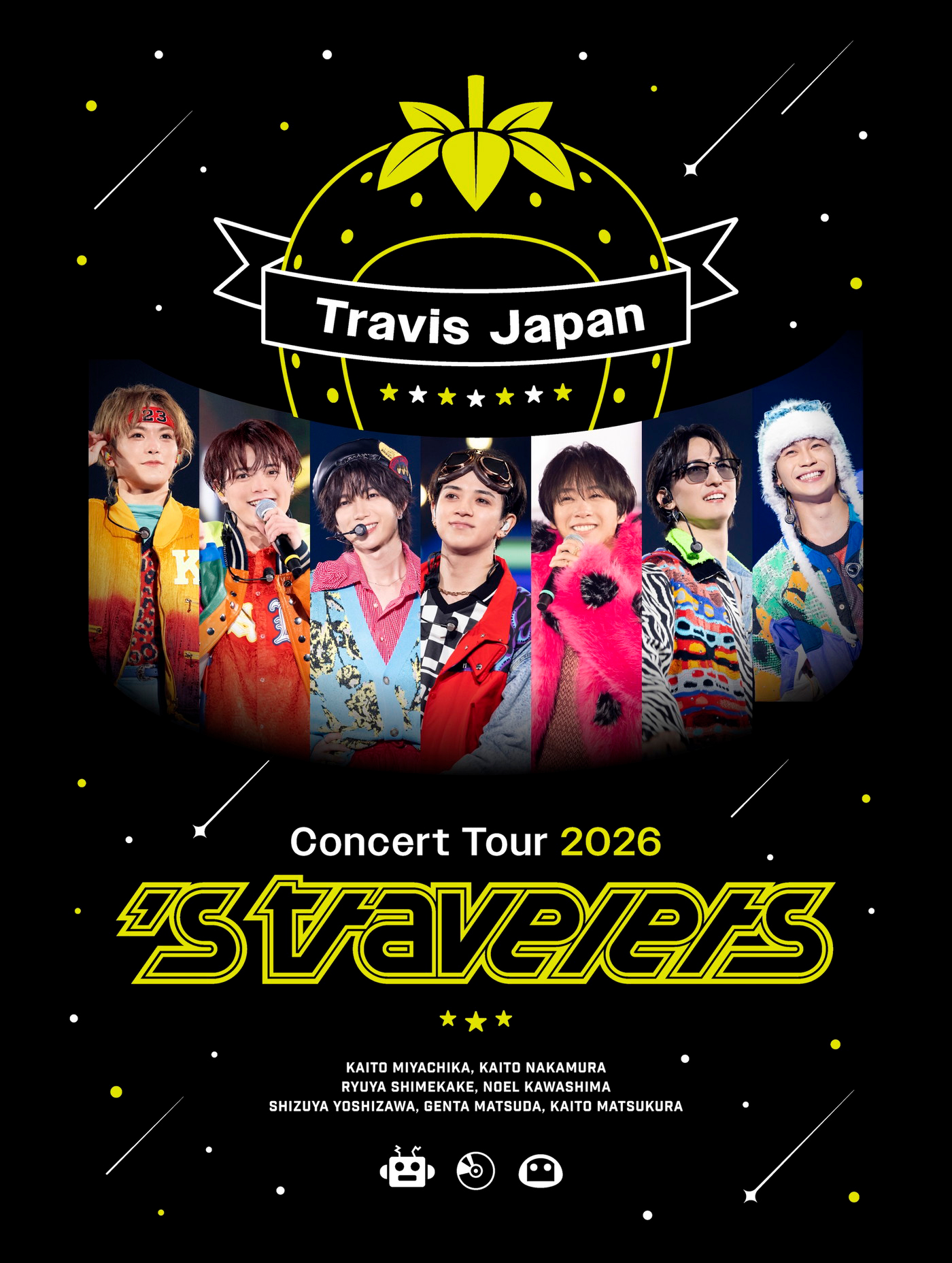 映像商品『Travis Japan Concert Tour 2026 ’s travelers』のジャケット写真を解禁！完全生産限定盤グッズのビジュアルも公開