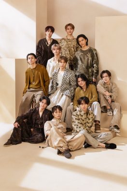 INI、アルマーニとコラボした初の全編英語歌詞「Sand Castle」配信決定！アートワークは池﨑理人が描き下ろし