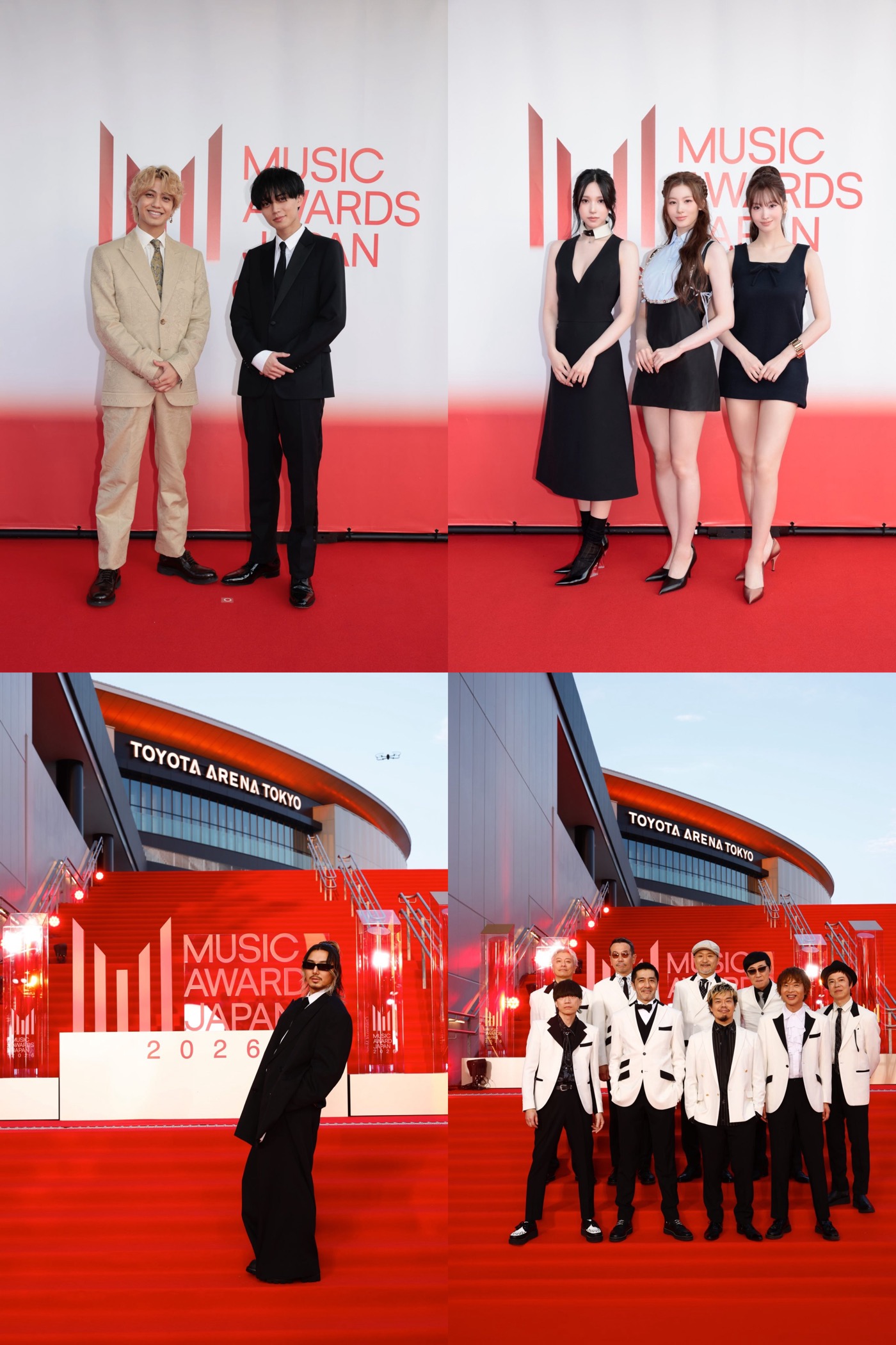 【レポート】『MAJ 2026』レッドカーペット（その2）HALCALI・King & Prince・MISAMO・LiSA・藤井風・東京スカパラダイスオーケストラ＆TAKUMA（10-FEET）