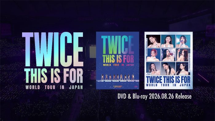 TWICE、6度目のワールドツアーの東京公演を収録した映像作品のリリースを発表！初回盤にはメイキングも
