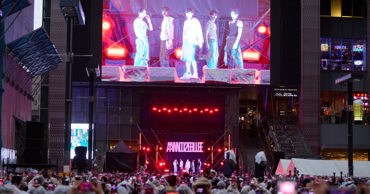 ライブレポート】AND2BLE、K-POPグループ初！歌舞伎町サプライズフリー