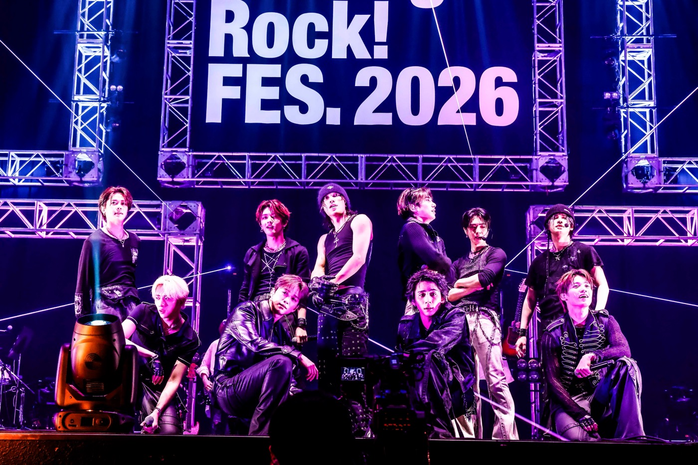 【ライブレポート】INI『Talking Rock! FES.2026』初出演！「俺らと一緒に夏、始めてくれますか？」