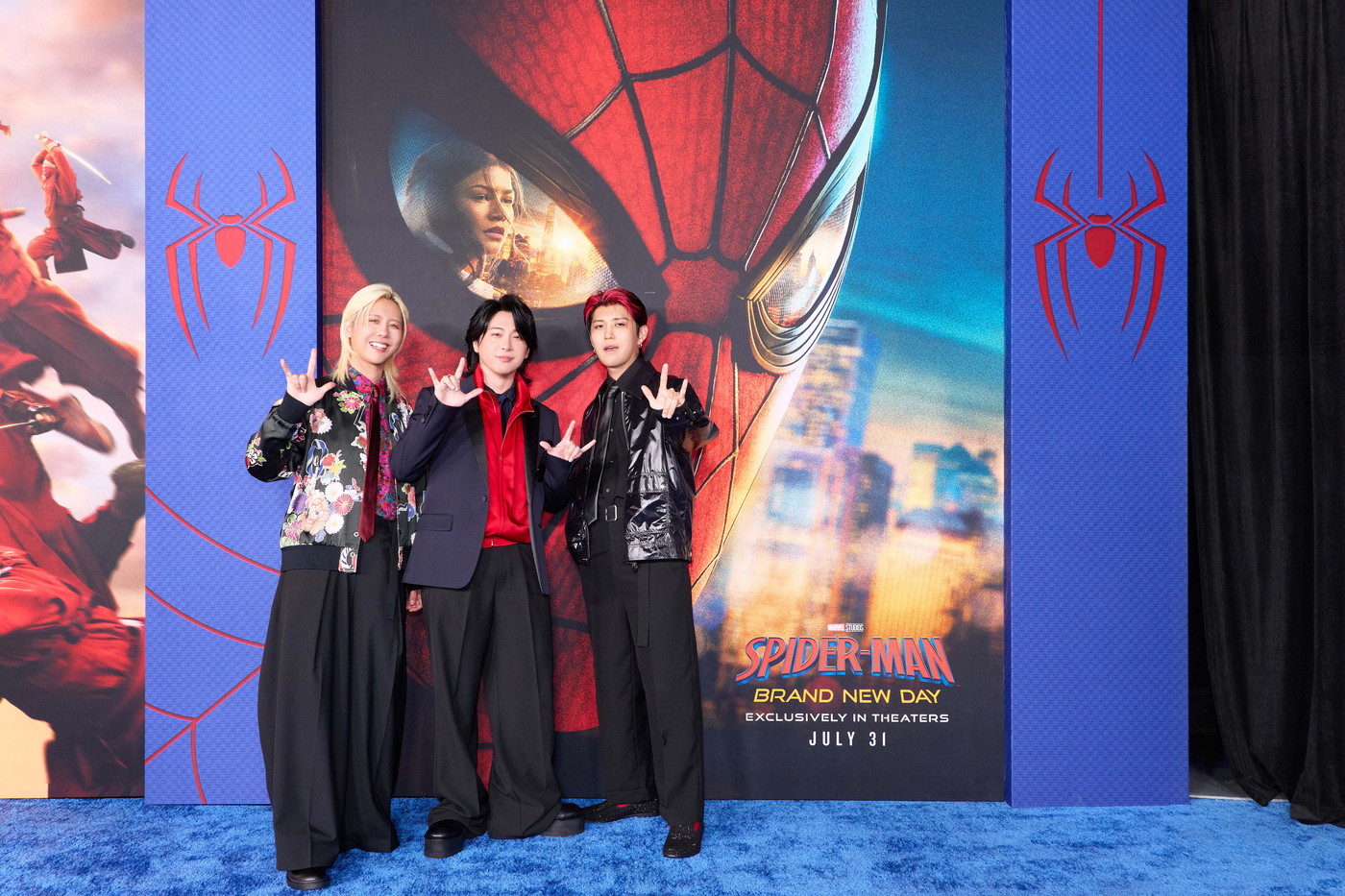 【レポート】Mrs. GREEN APPLE3人そろって映画『スパイダーマン：BND』ワールドプレミアレッドカーペットに登場
