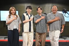 岡田准一＆秋山竜次（ロバート）が全力で学び全力で遊ぶ！声優・梶裕貴と初対面＆生アフレコに挑戦「ずっと会いたかった…」（岡田）