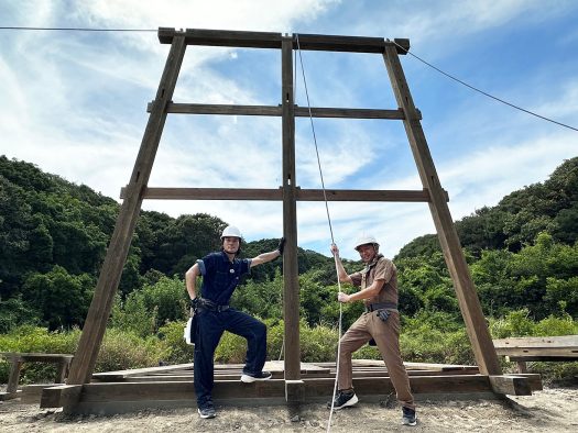 城島茂、森本慎太郎、髙地優吾が高さ8メートルの巨大やぐら建設に挑む！『鉄腕DASH』で「夢の築城計画」がスタート