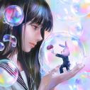 tuki.新曲「バブル」で愛読漫画『ハニーレモンソーダ』作者・村田真優とコラボ！描き下ろし漫画がMVに - 画像一覧（3/3）