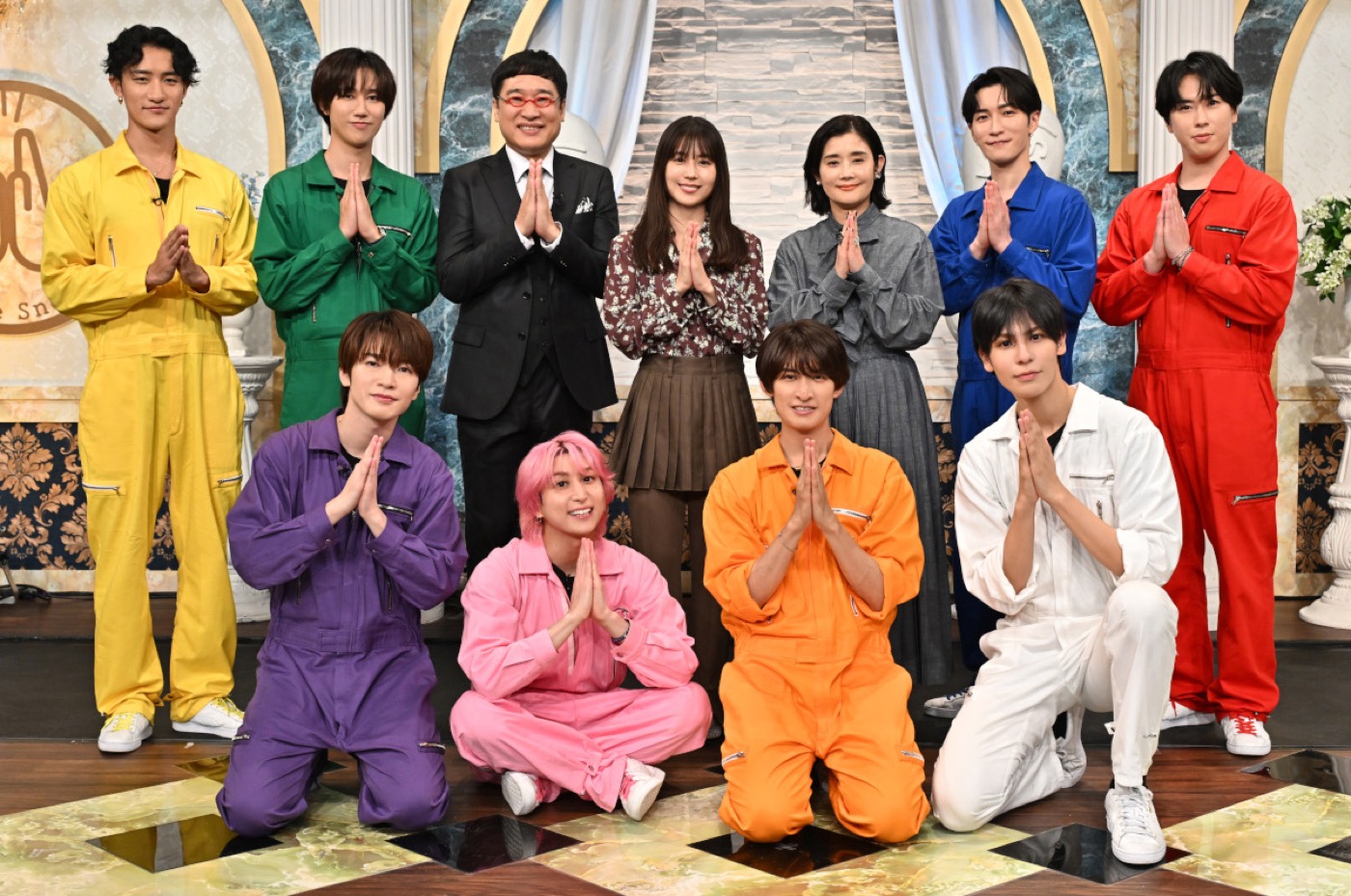 Snow Man、極限のプレッシャーのなか「出来そうで出来なさそうな“アレ”」に挑戦！ゲストの有村架純・石田ひかりも大苦戦