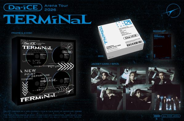 Da-iCE、新作ライブDVD＆Blu-rayのジャケット写真、展開図、特典画像解禁