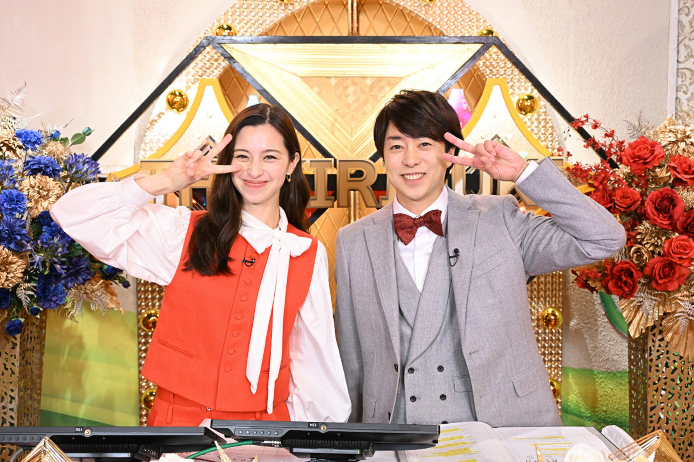櫻井翔×中条あやみMC『ドラマでクイズ！THEキリヌキ』堺雅人と二宮和也らがゲスト出演！「二宮は泣くのか？泣かないのか？」